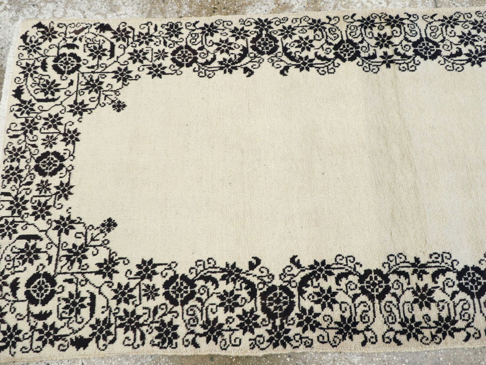 Vintage Persian Tabriz Runner, No.21033 - Staging