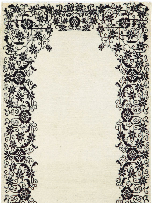 Vintage Persian Tabriz Runner, No.21033 - Staging