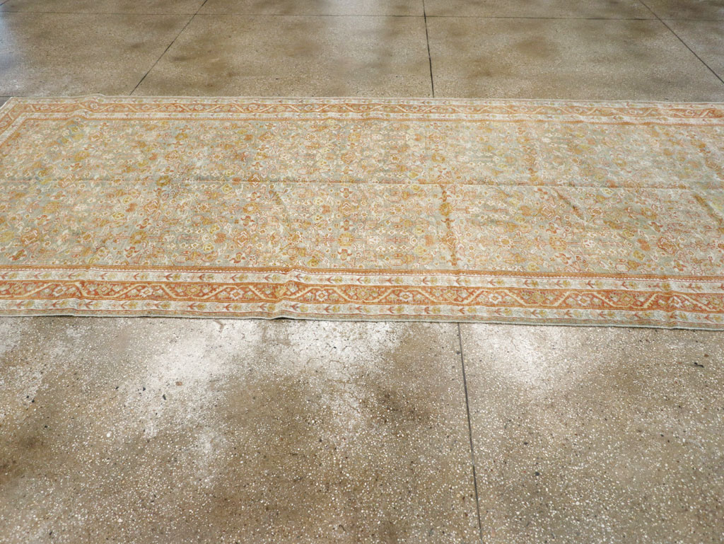 Antique Persian Mahal Gallery Carpet, No.21035 - Staging