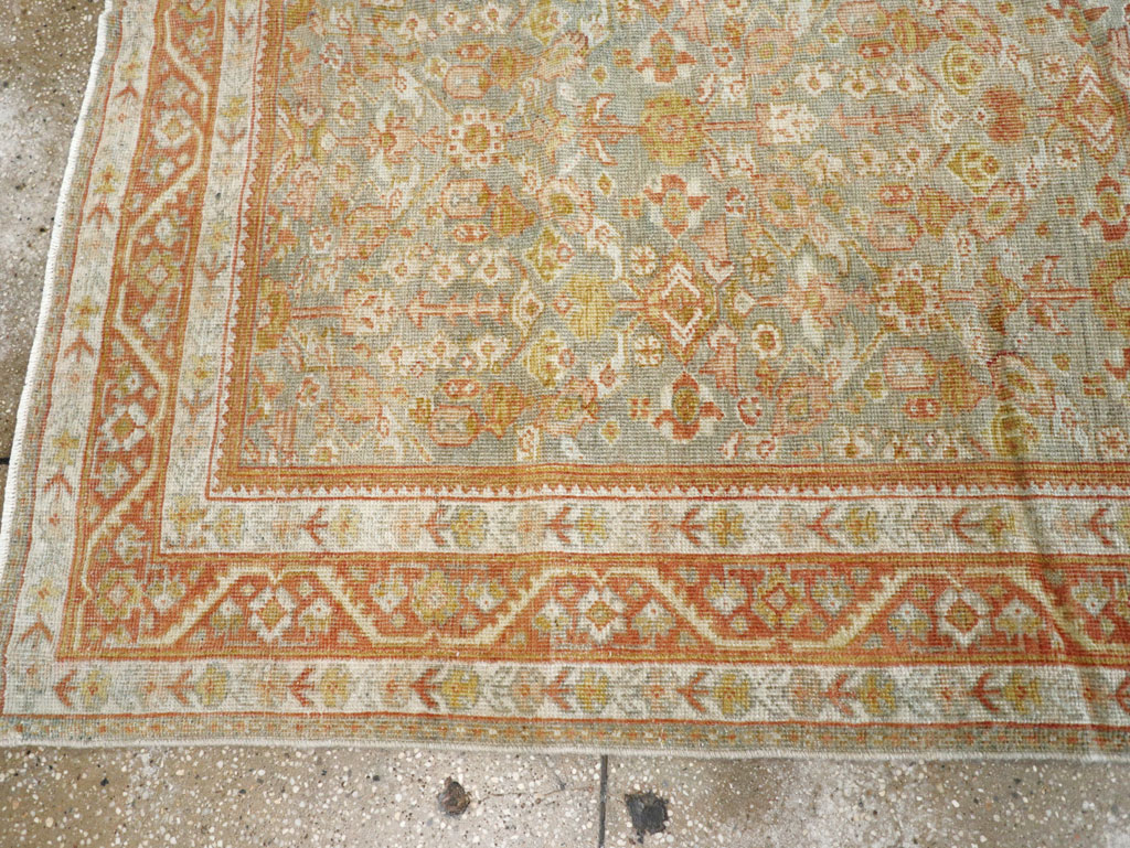 Antique Persian Mahal Gallery Carpet, No.21035 - Staging