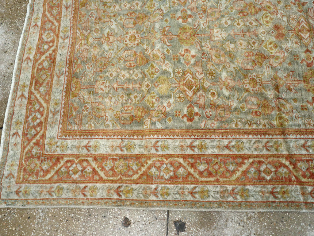 Antique Persian Mahal Gallery Carpet, No.21035 - Staging
