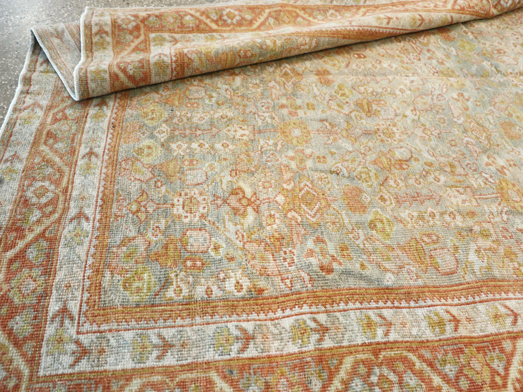 Antique Persian Mahal Gallery Carpet, No.21035 - Staging