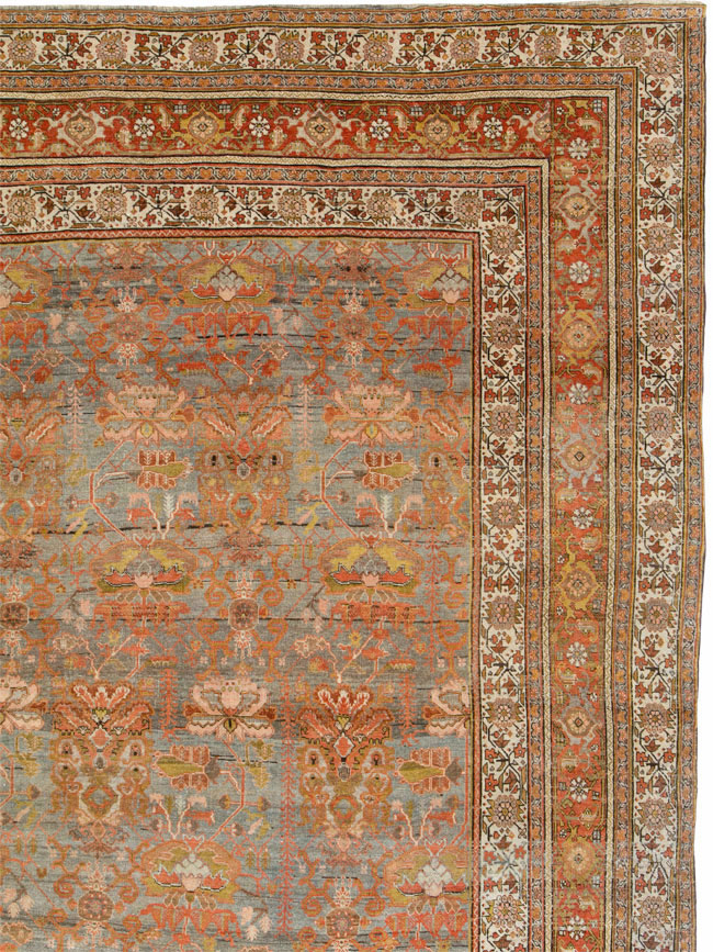 Antique Persian Bidjar Carpet, No.21044 - Staging