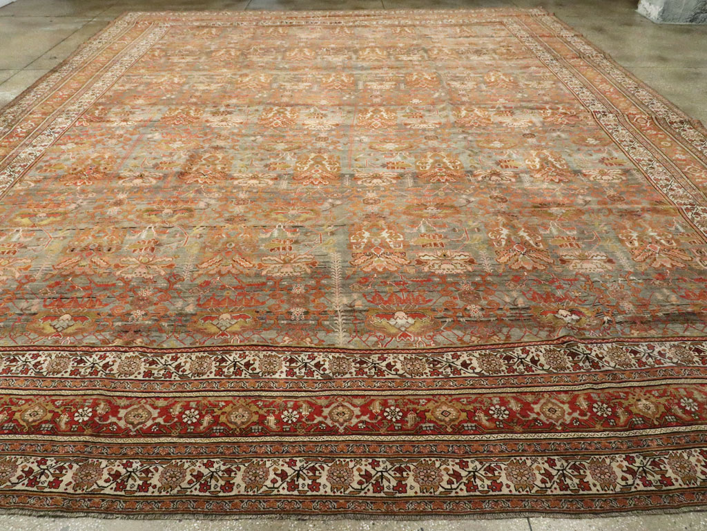 Antique Persian Bidjar Carpet, No.21044 - Staging