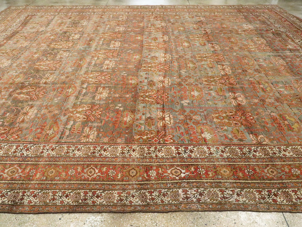 Antique Persian Bidjar Carpet, No.21044 - Staging