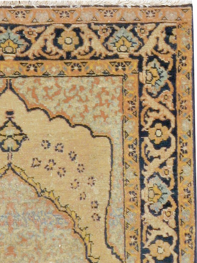 Antique Persian Tabriz Hagi Jalili Rug, No.21045 - Staging