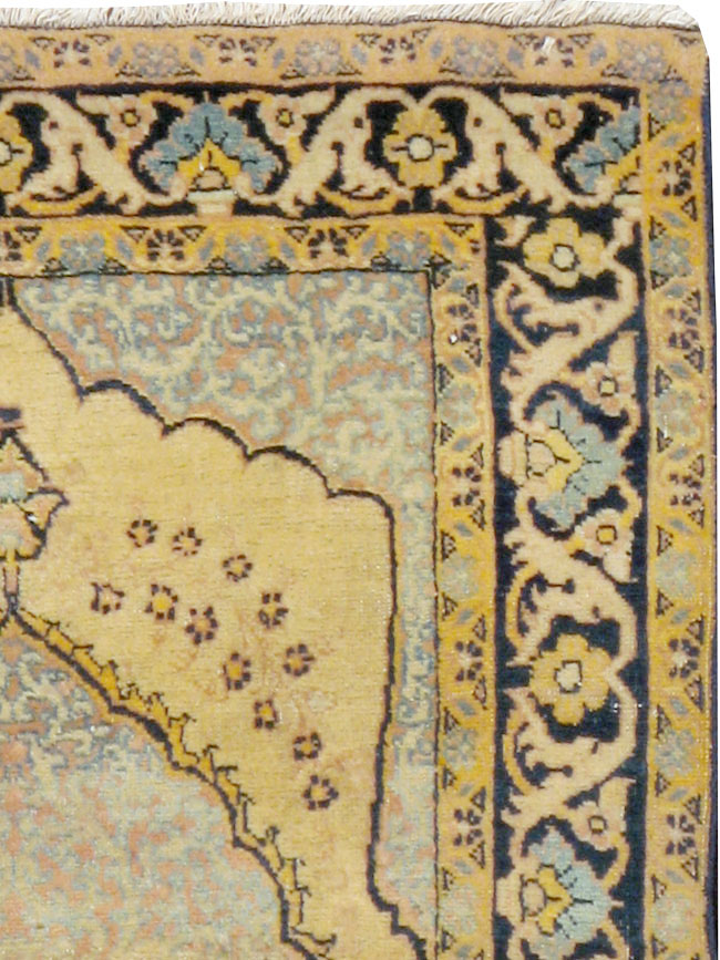 Antique Persian Tabriz Hagi Jalili Rug, No.21045 - Staging