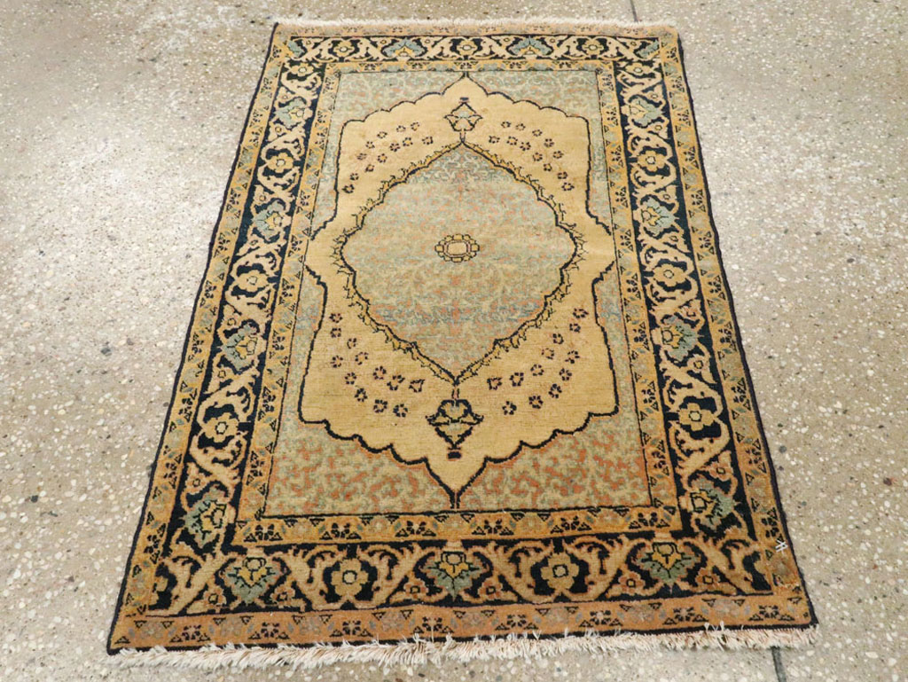 Antique Persian Tabriz Hagi Jalili Rug, No.21045 - Staging