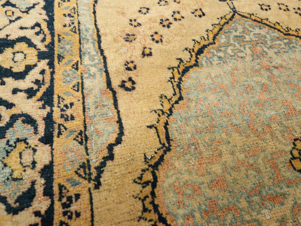 Antique Persian Tabriz Hagi Jalili Rug, No.21045 - Staging