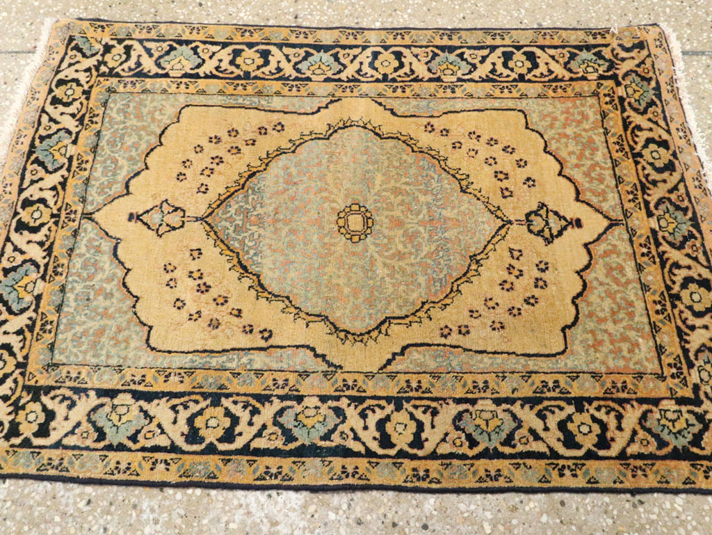 Antique Persian Tabriz Hagi Jalili Rug, No.21045 - Staging
