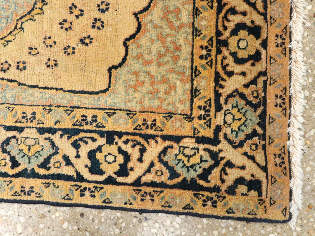 Antique Persian Tabriz Hagi Jalili Rug, No.21045 - Staging