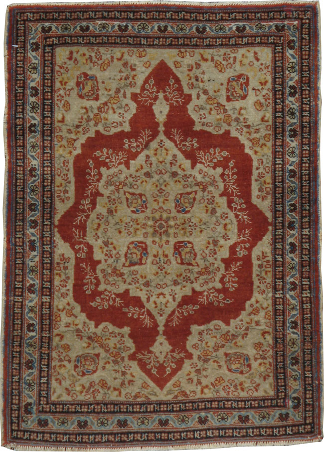 Antique Persian Tabriz Hagi Jalili Rug, No.21046 - Staging