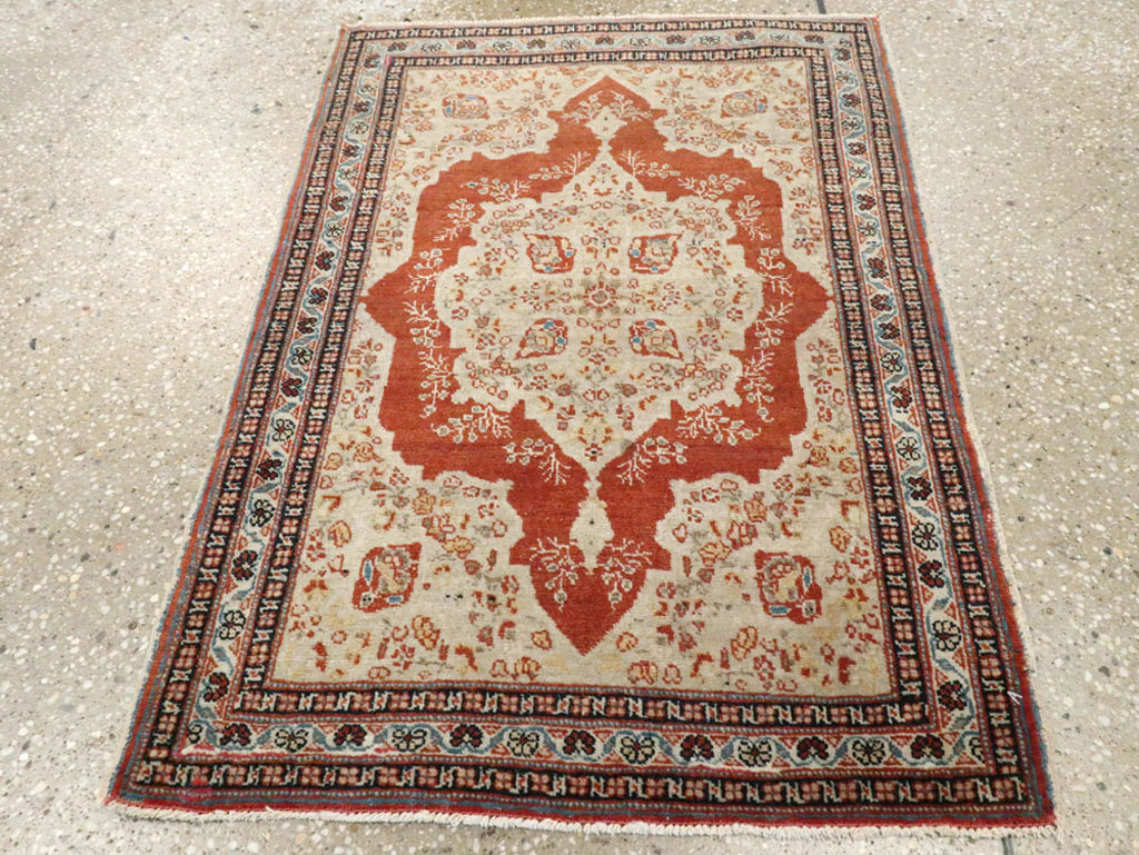 Antique Persian Tabriz Hagi Jalili Rug, No.21046 - Staging