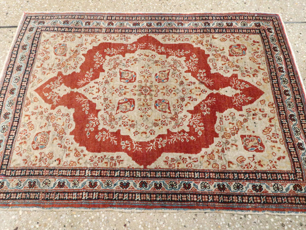 Antique Persian Tabriz Hagi Jalili Rug, No.21046 - Staging