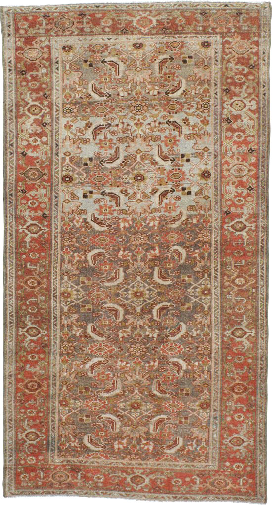 Vintage Persian Malayer Rug, No.21050 - Staging