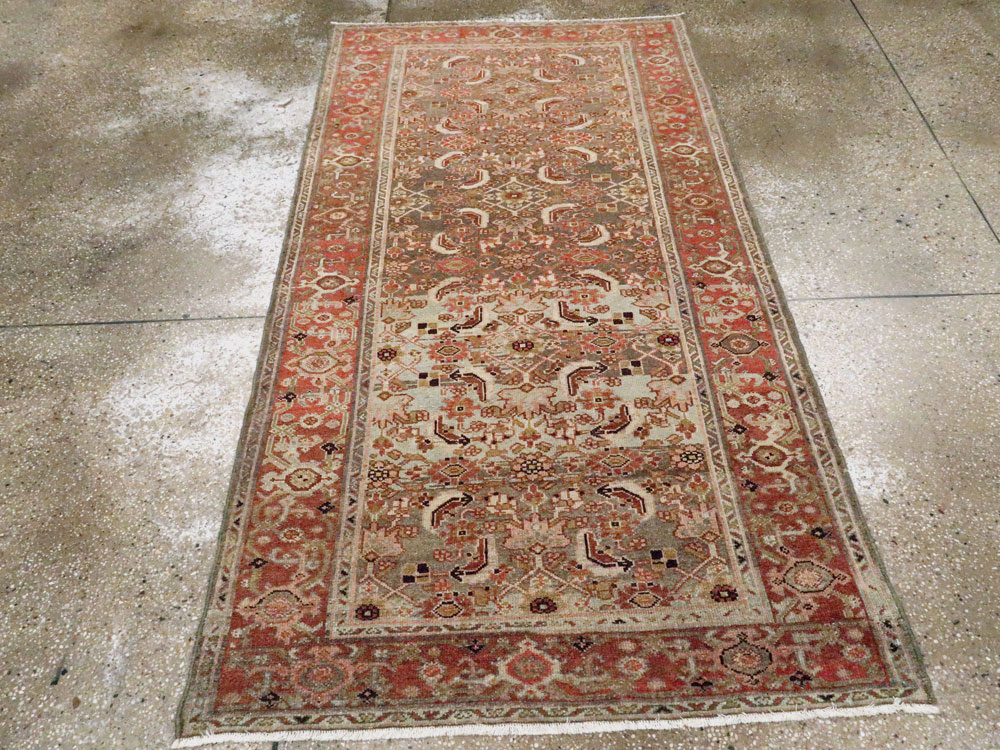 Vintage Persian Malayer Rug, No.21050 - Staging