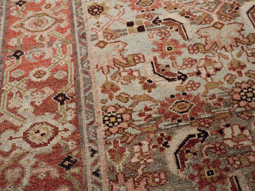 Vintage Persian Malayer Rug, No.21050 - Staging