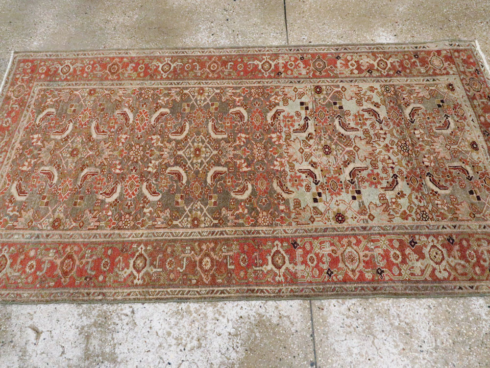 Vintage Persian Malayer Rug, No.21050 - Staging