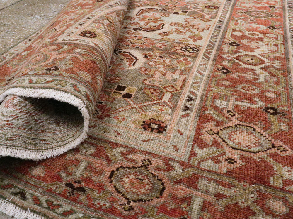 Vintage Persian Malayer Rug, No.21050 - Staging