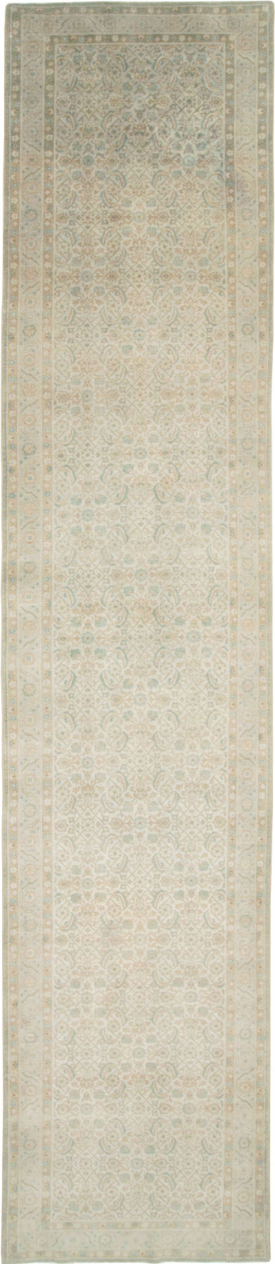 Antique Persian Tabriz Runner, No.21052 - Staging