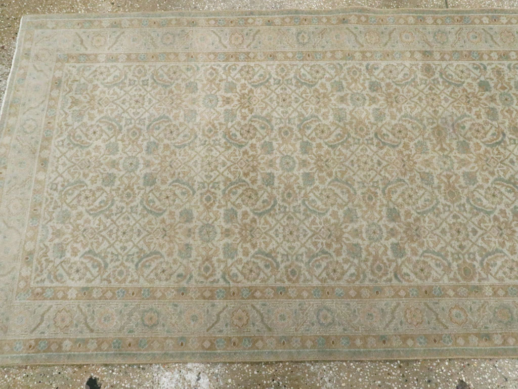 Antique Persian Tabriz Runner, No.21052 - Staging