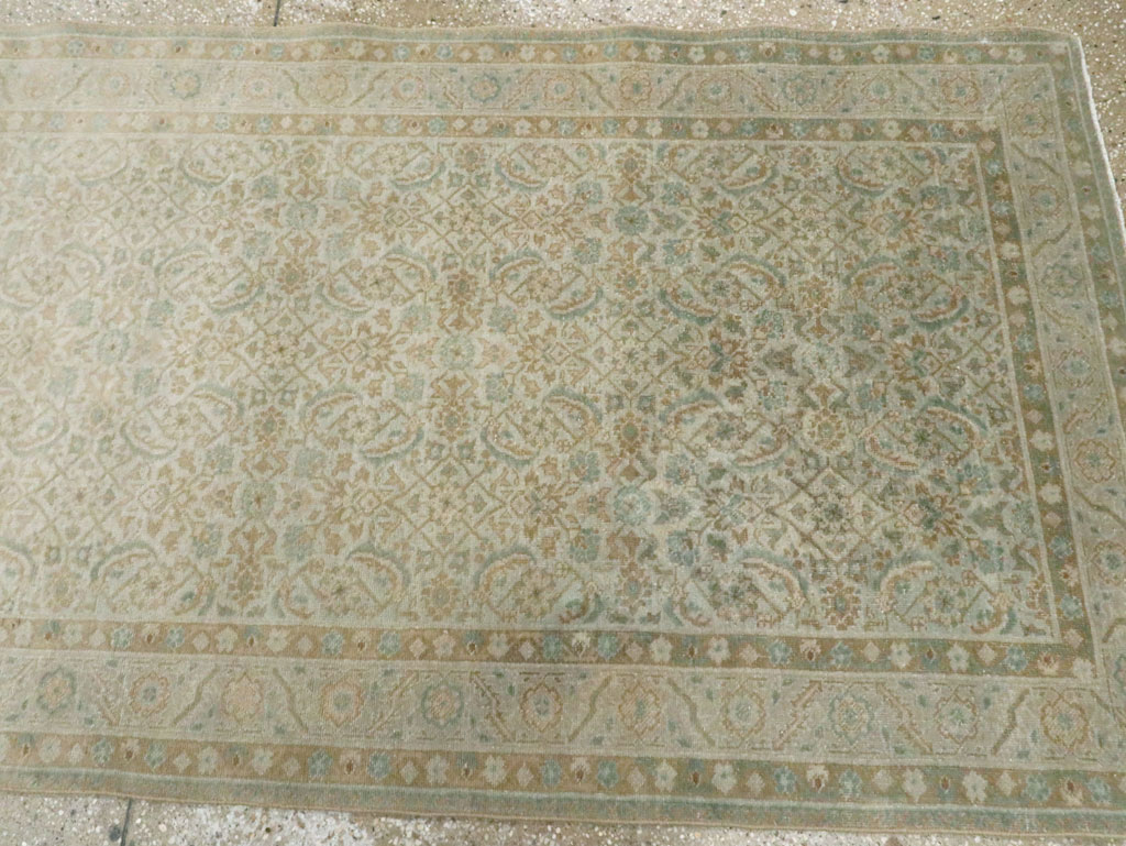 Antique Persian Tabriz Runner, No.21052 - Staging