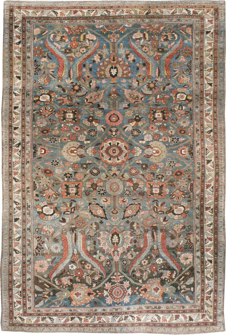 Antique Persian Bidjar Rug, No.21055 - Staging