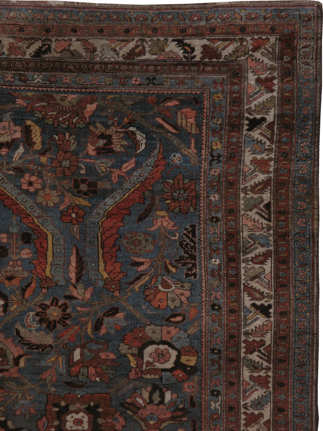 Antique Persian Bidjar Rug, No.21055 - Staging