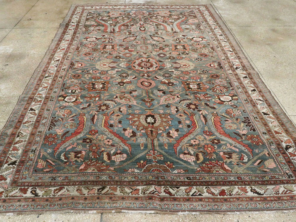 Antique Persian Bidjar Rug, No.21055 - Staging