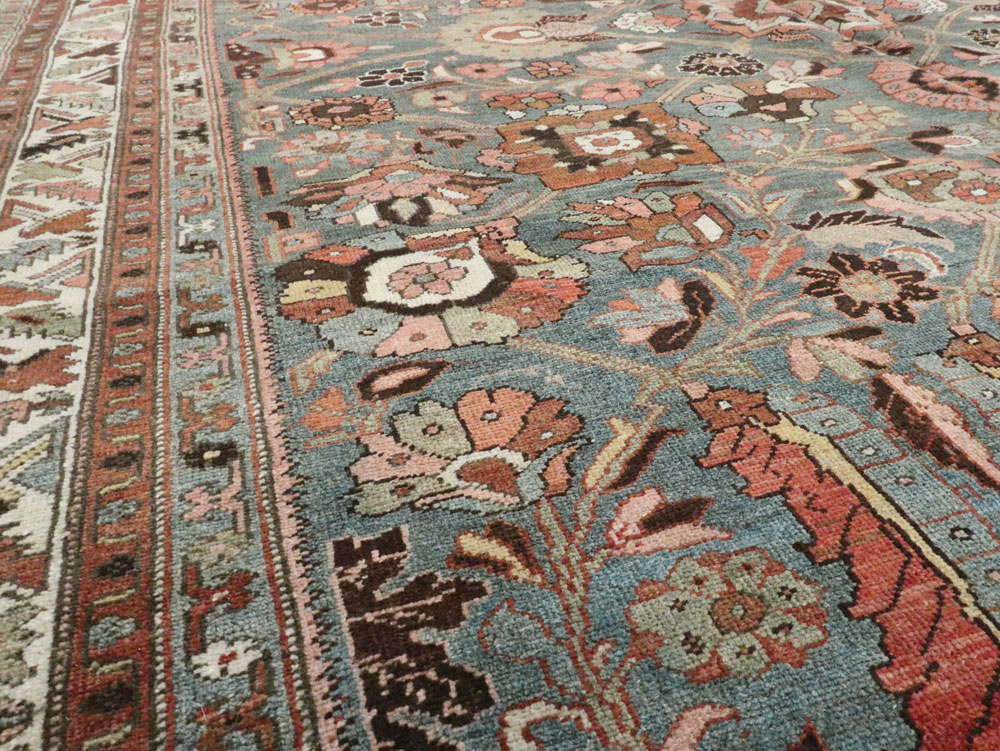 Antique Persian Bidjar Rug, No.21055 - Staging