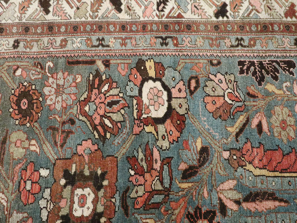 Antique Persian Bidjar Rug, No.21055 - Staging