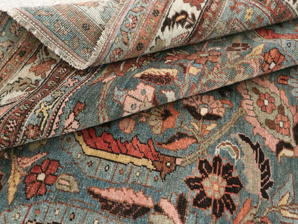 Antique Persian Bidjar Rug, No.21055 - Staging