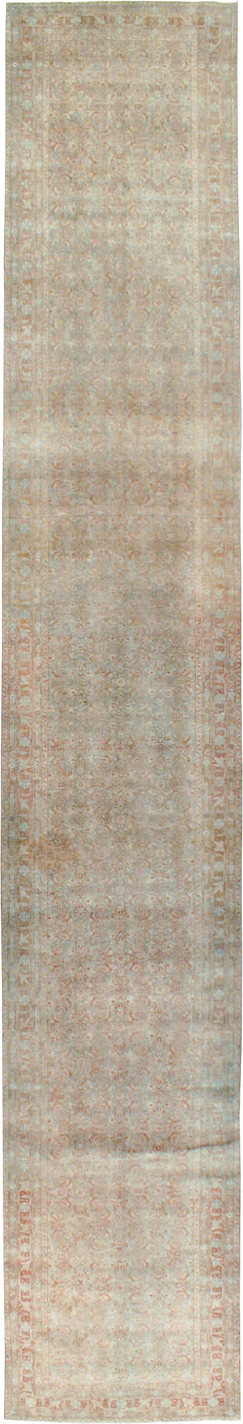 Antique Persian Tabriz Runner, No.21056 - Staging
