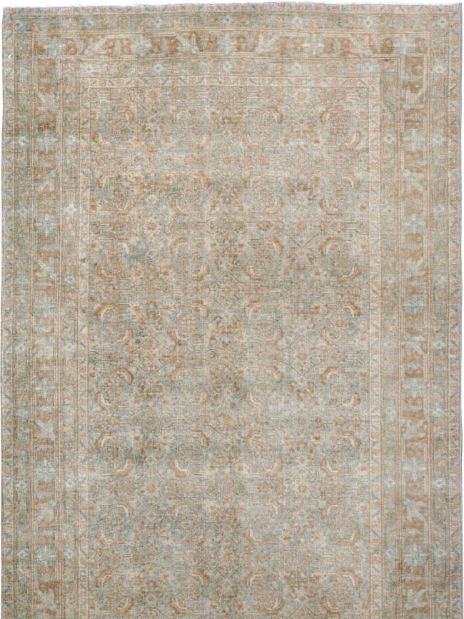 Antique Persian Tabriz Runner, No.21056 - Staging