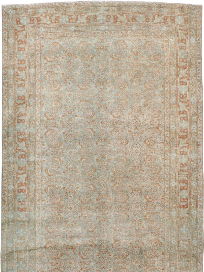 Antique Persian Tabriz Runner, No.21056 - Staging