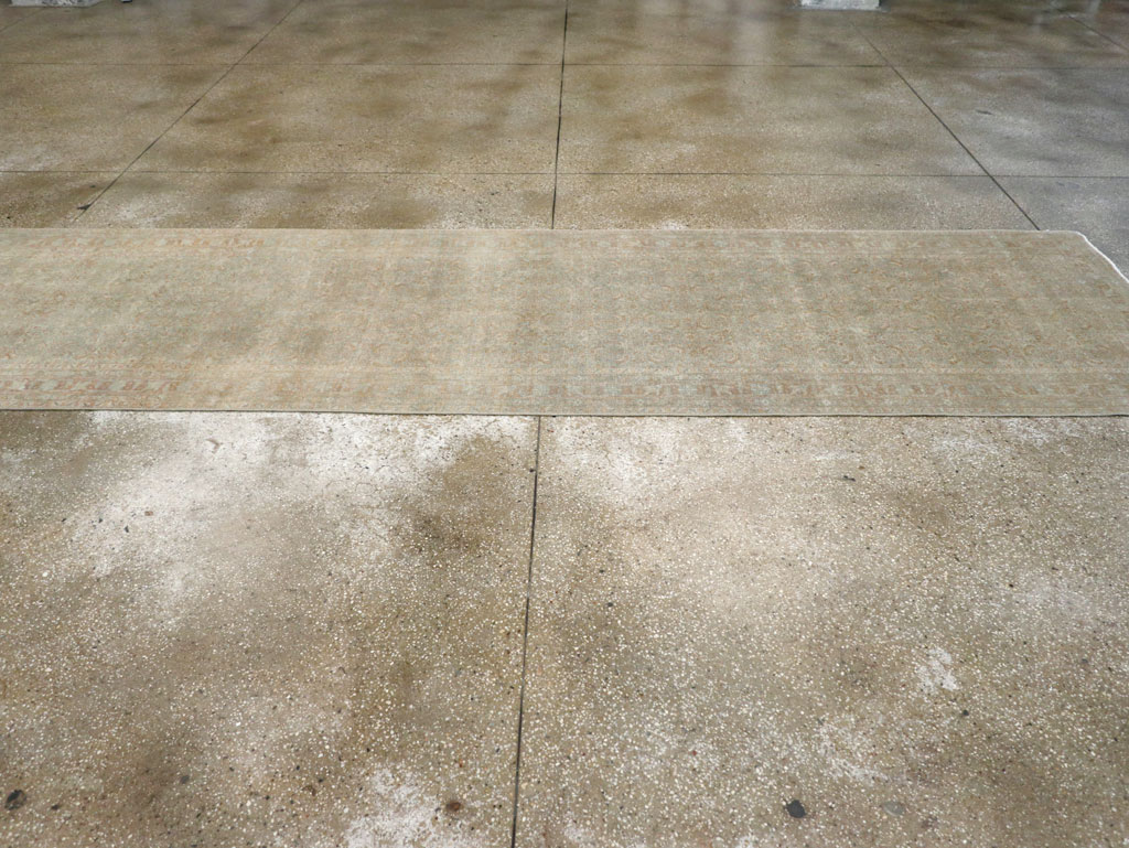 Antique Persian Tabriz Runner, No.21056 - Staging