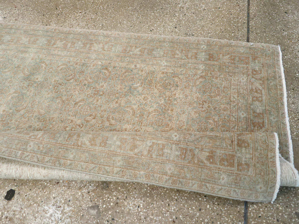 Antique Persian Tabriz Runner, No.21056 - Staging