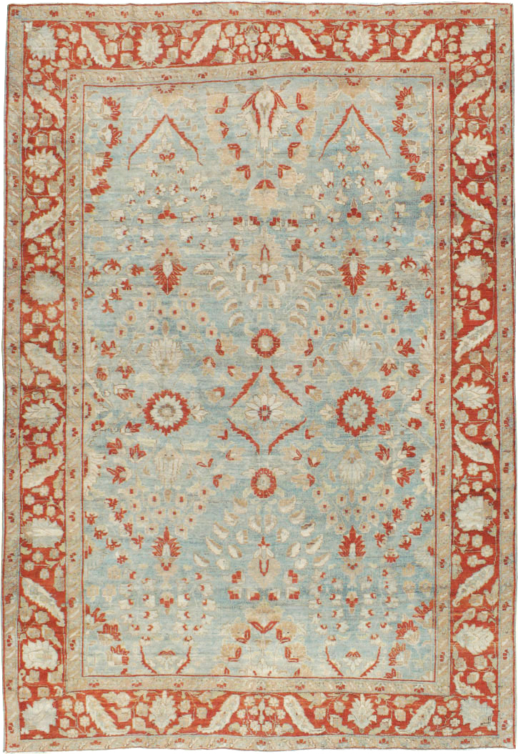 Antique Persian Tabriz Carpet, No.21062 - Staging