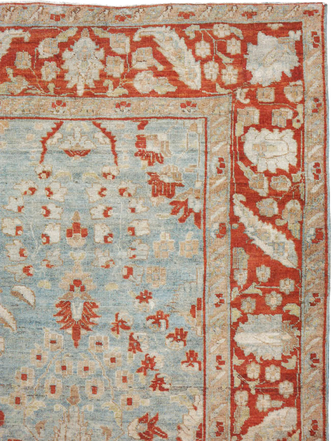 Antique Persian Tabriz Carpet, No.21062 - Staging