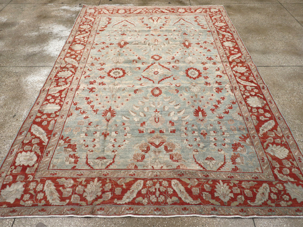 Antique Persian Tabriz Carpet, No.21062 - Staging
