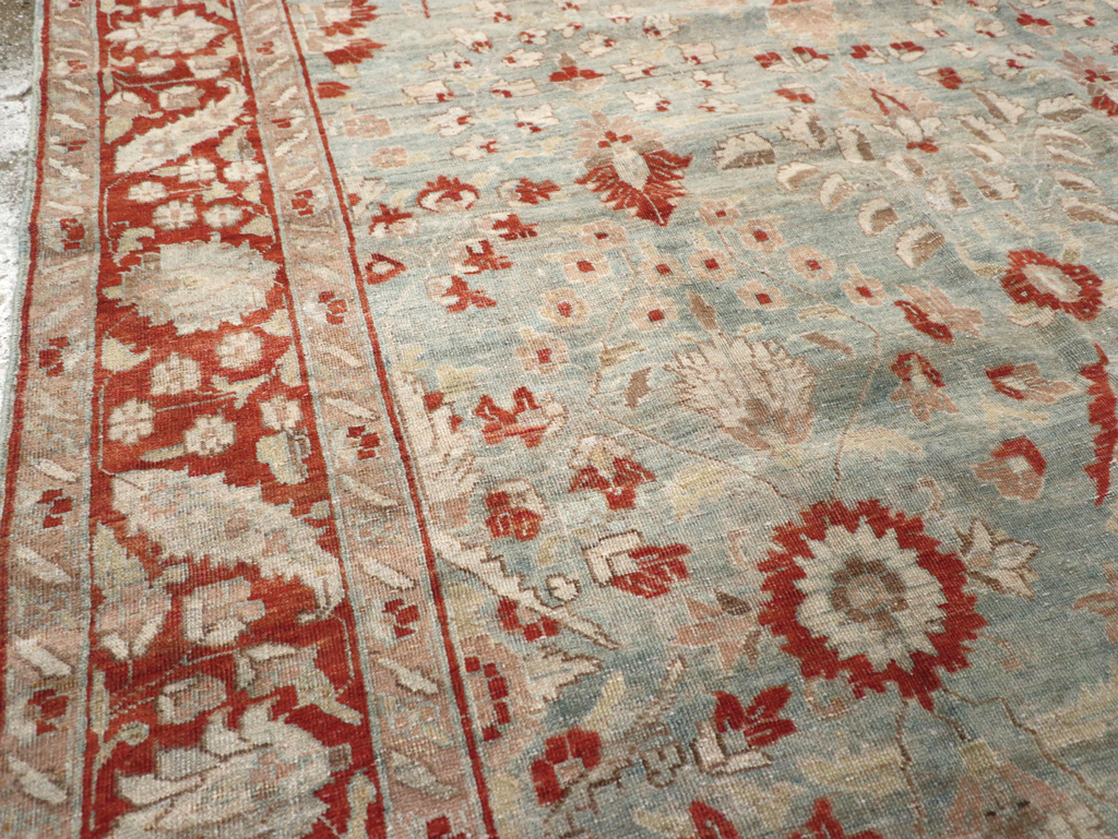 Antique Persian Tabriz Carpet, No.21062 - Staging