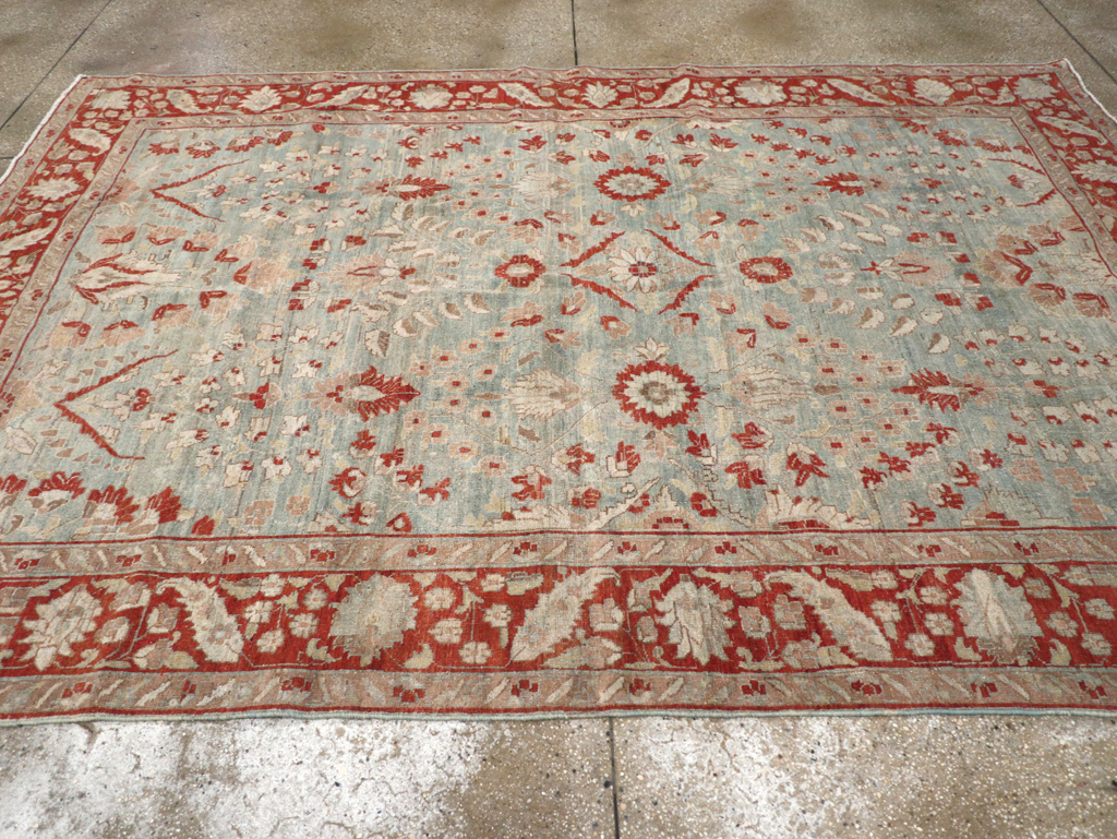 Antique Persian Tabriz Carpet, No.21062 - Staging