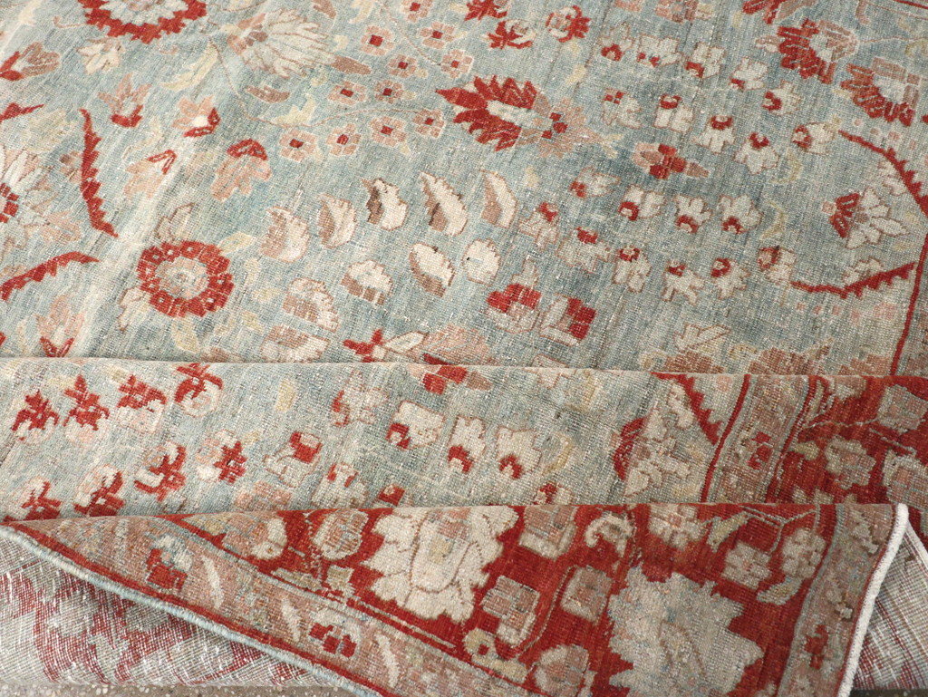Antique Persian Tabriz Carpet, No.21062 - Staging