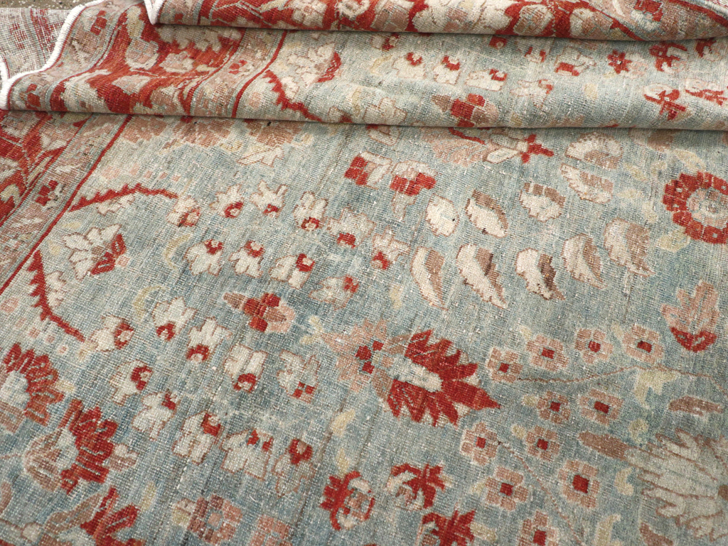 Antique Persian Tabriz Carpet, No.21062 - Staging