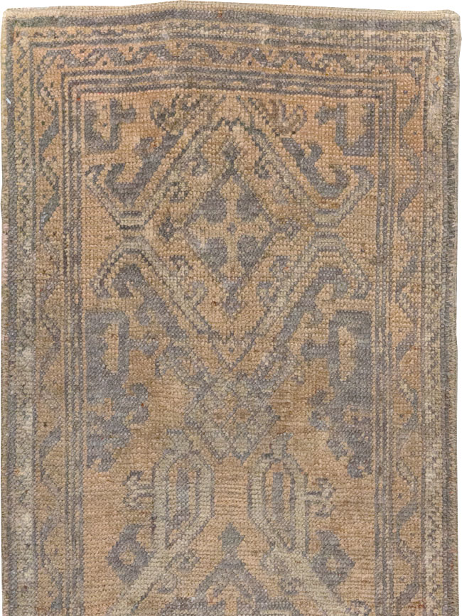 Antique Turkish Oushak Long Runner, No.21064 - Staging