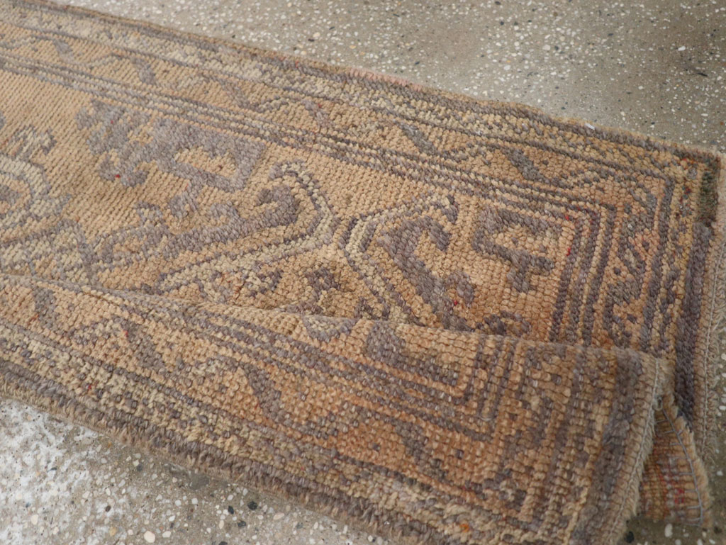 Antique Turkish Oushak Long Runner, No.21064 - Staging