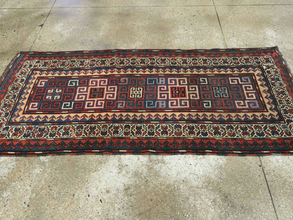 Antique Caucasian Kazak Rug, No.21065 - Staging