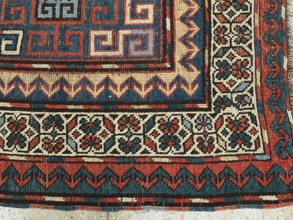 Antique Caucasian Kazak Rug, No.21065 - Staging