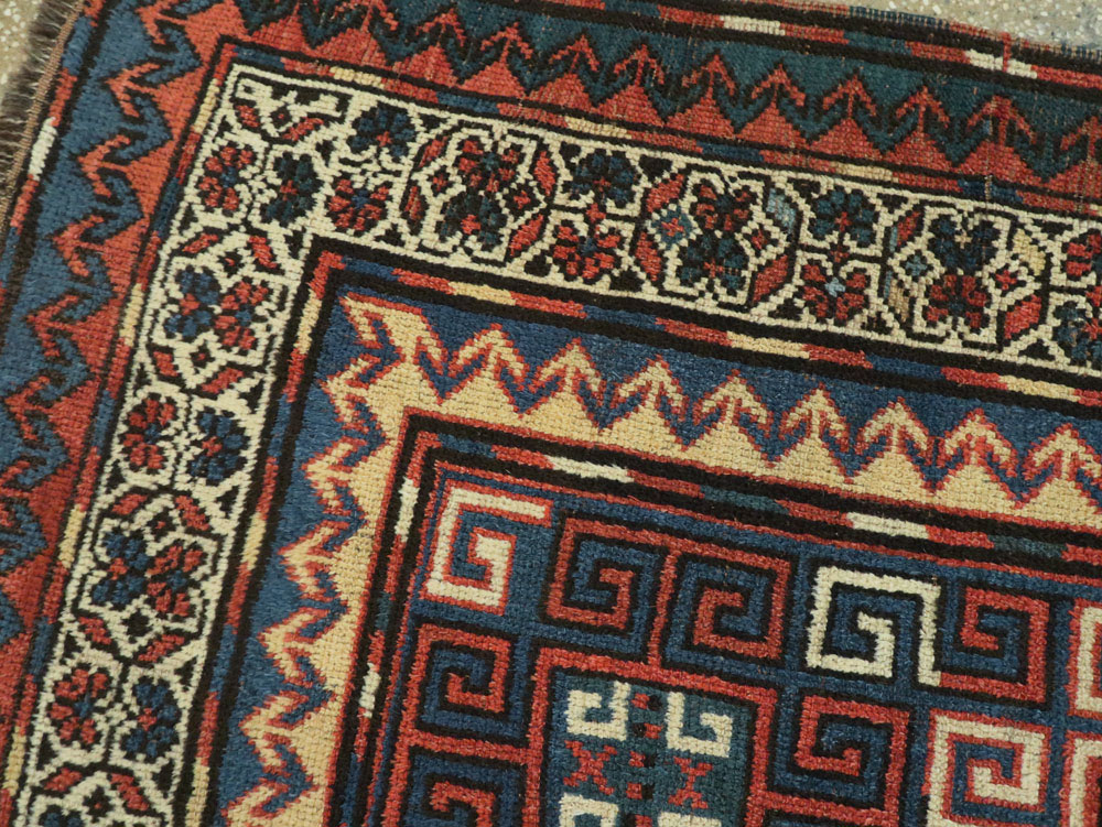 Antique Caucasian Kazak Rug, No.21065 - Staging