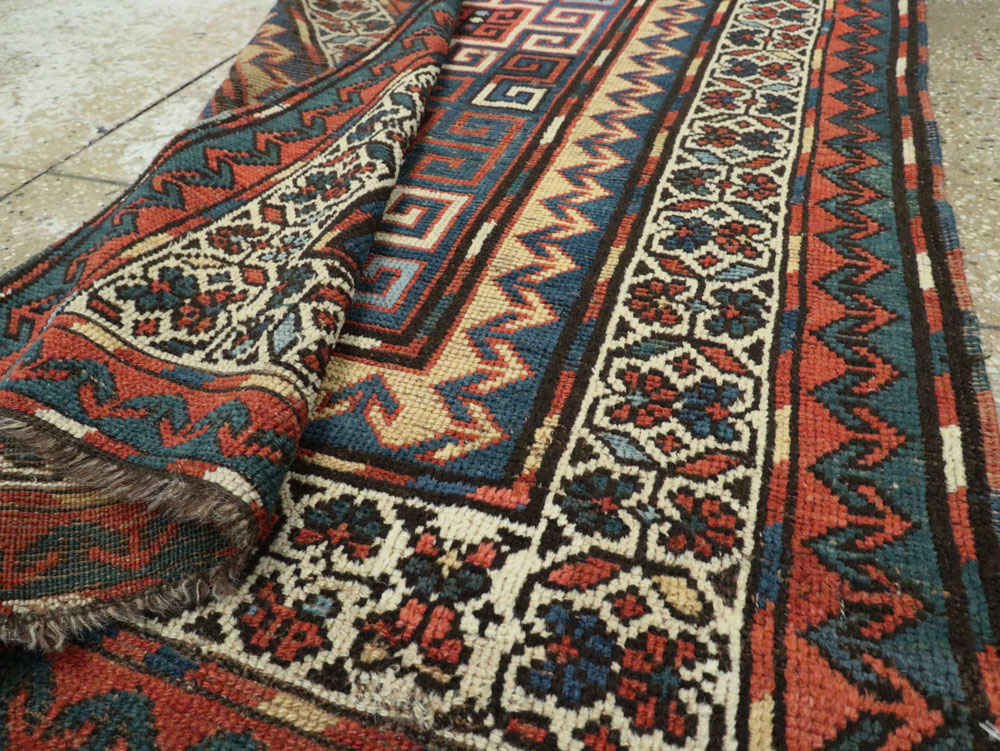 Antique Caucasian Kazak Rug, No.21065 - Staging